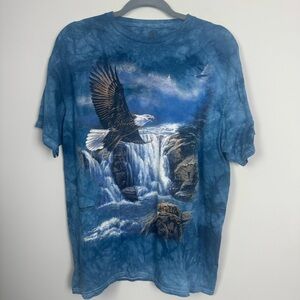THE MOUNTAIN | Vintage 2000 Bald Eagle Nature Graphic Tee Unisex Size Large